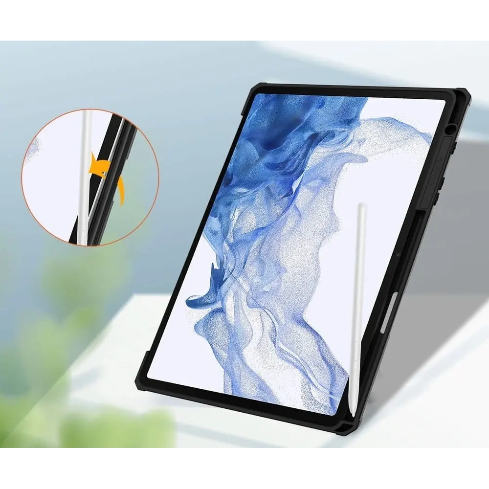 Hurtownia GSM - Bizon Case Tab Átlátszó Matt Samsung Galaxy Tab S8 / S7 fekete - BIZ7884 - {ean13} - Hurt