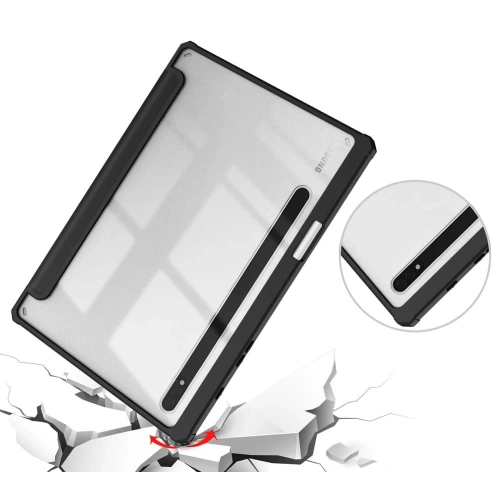 Etui Bizon Case Tab Clear Matt do Samsung Galaxy Tab S8 / S7 czarne