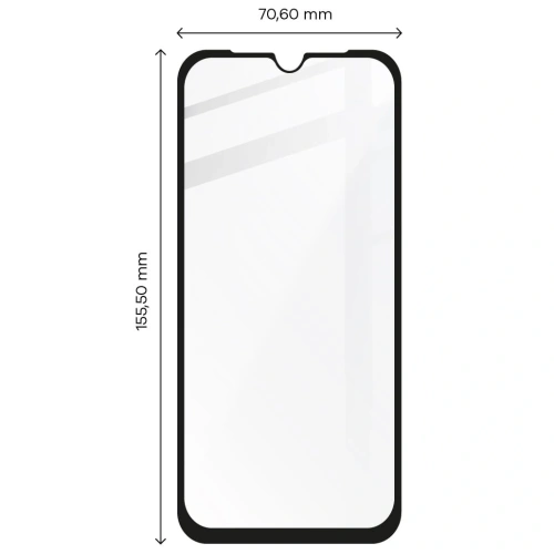 Szkło hartowane Bizon Glass Edge do Xiaomi Poco M3 czarne