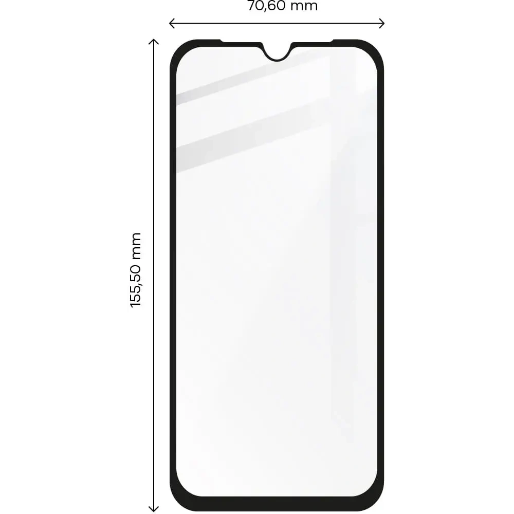 Hurtownia GSM - Bizon Glass Edge Xiaomi Poco M3 fekete - BIZ7888 - {ean13} - Hurt
