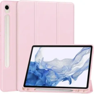 Hurtownia GSM - Etui Bizon Case Tab Lizard do Samsung Galaxy Tab S9 růžové - BIZ7890 - {ean13} - Hurt