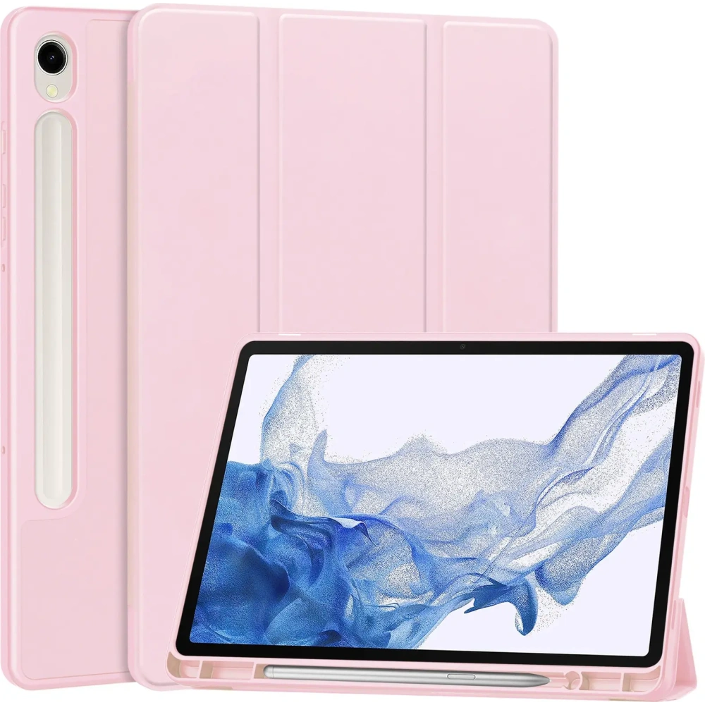 Hurtownia GSM - Etui Bizon Case Tab Lizard do Samsung Galaxy Tab S9 růžové - BIZ7890 - {ean13} - Hurt