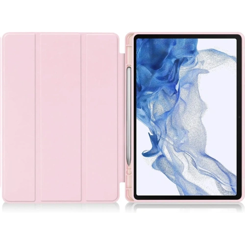 Etui Bizon Case Tab Lizard do Samsung Galaxy Tab S9 różowe