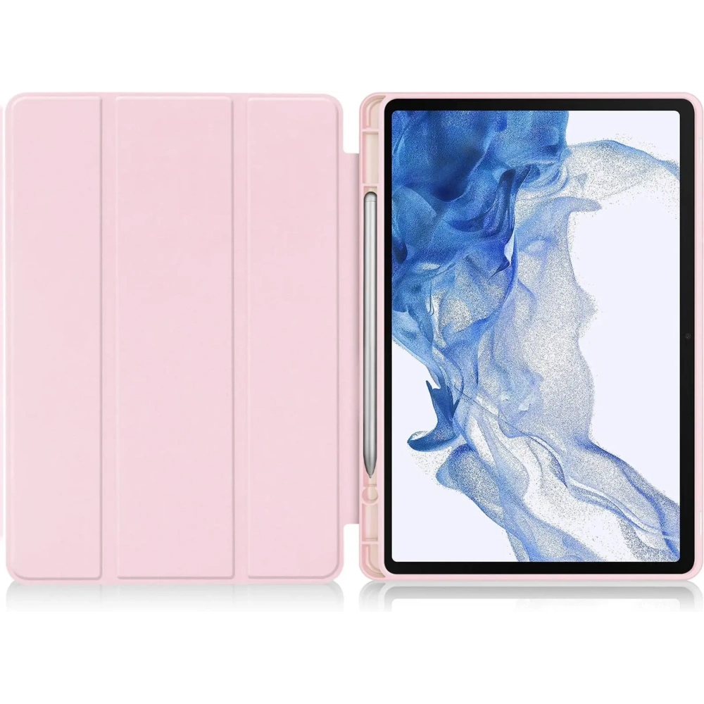 Hurtownia GSM - Etui Bizon Case Tab Lizard do Samsung Galaxy Tab S9 růžové - BIZ7890 - {ean13} - Hurt