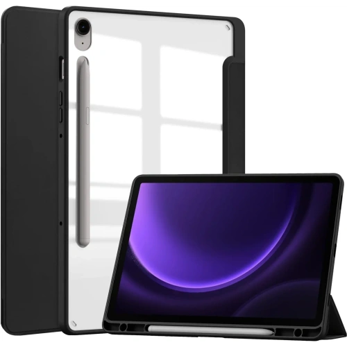 Etui Bizon Case Tab Clear Matt do Samsung Galaxy Tab S9 / S9 FE czarne