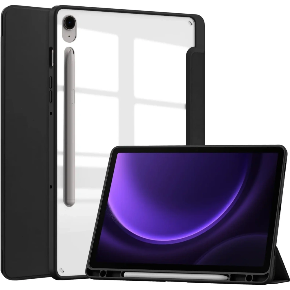 Hurtownia GSM - Etui Bizon Case Tab Clear Matt do Samsung Galaxy Tab S9 / S9 FE černé - BIZ7896 - {ean13} - Hurt