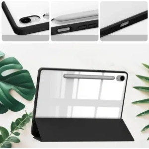 Hurtownia GSM - Caz Bizon Tab Clear Matt Samsung Galaxy Tab S9 / S9 FE negru - BIZ7896 - {ean13} - Hurt