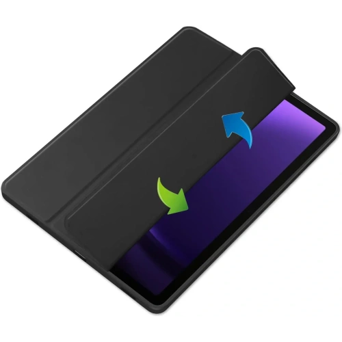 Etui Bizon Case Tab Clear Matt do Samsung Galaxy Tab S9 / S9 FE czarne