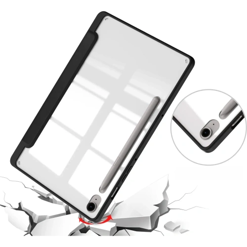 Etui Bizon Case Tab Clear Matt do Samsung Galaxy Tab S9 / S9 FE czarne