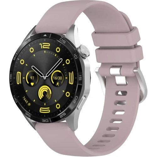 Pasek Bizon Strap Watch Silicone Pro do Huawei Watch GT 5 Pro 42mm/GT 5 41mm/GT 4 41mm jasnofioletowy