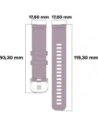 Hurtownia GSM - Bizon Strap Watch Silicone Pro Huawei Watch GT 5 Pro 42mm/GT 5 41mm/GT 4 41mm mov deschis - BIZ7898 - {ean13} - Hurt