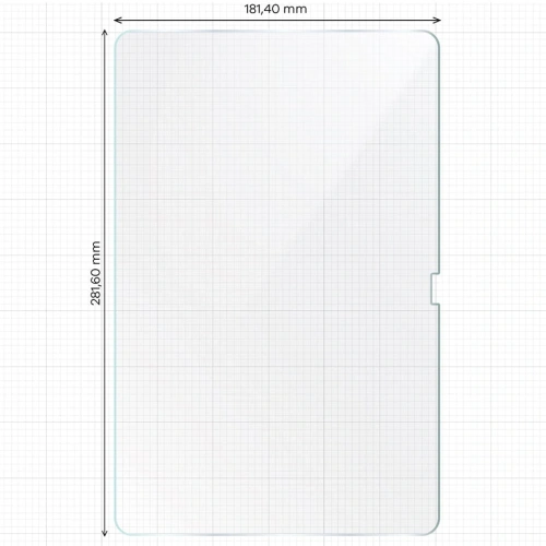 Folia imitująca papier Bizon Film Tab Papirus do Samsung Galaxy Tab S10 Plus/S9 FE Plus/S9 Plus/S8 Plus/S7 Plus/S7 FE [2 PACK]