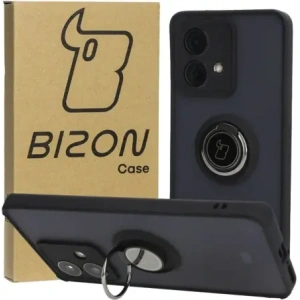 Hurtownia GSM - Bizon Case Hybrid Ring Motorola Edge 40 Neo rauchig mit schwarzem Rahmen - BIZ7901 - {ean13} - Hurt