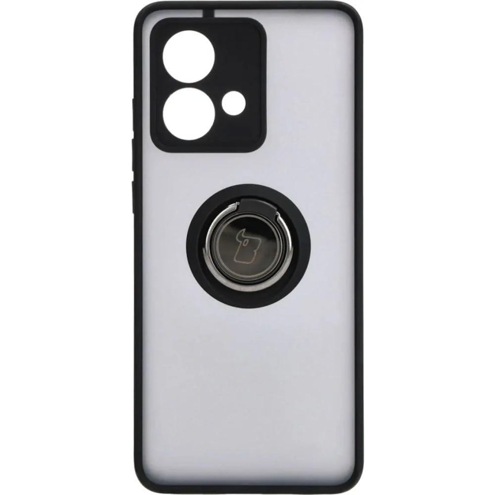 Hurtownia GSM - Bizon Case Hybrid Gyűrű Motorola Edge 40 Neo füstös fekete kerettel - BIZ7901 - {ean13} - Hurt