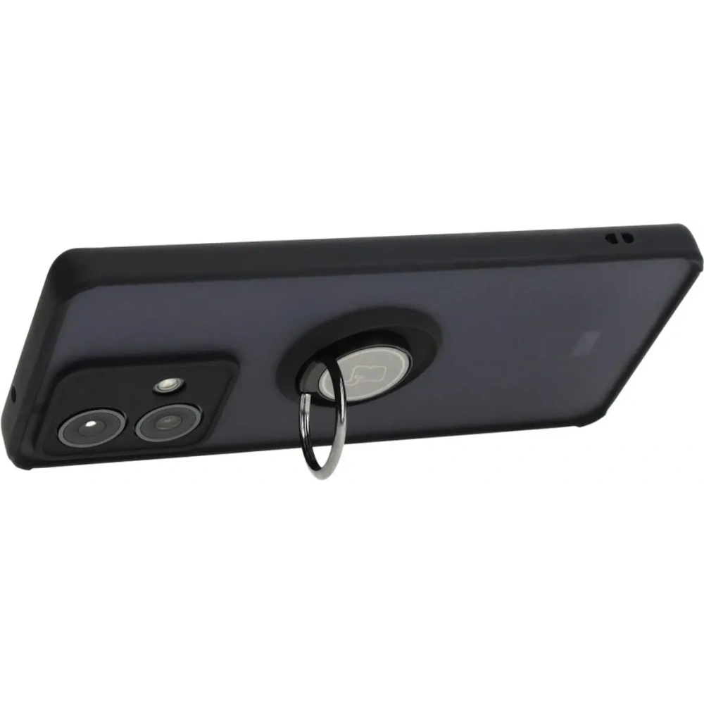 Hurtownia GSM - Bizon Case Hybrid Gyűrű Motorola Edge 40 Neo füstös fekete kerettel - BIZ7901 - {ean13} - Hurt