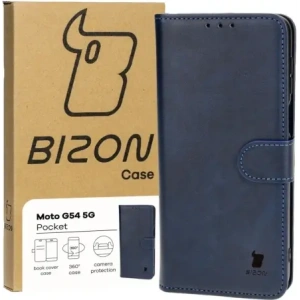 Hurtownia GSM - Etui s klopou Bizon Case Pocket pro Motorola Moto G54 5G modré - BIZ7902 - {ean13} - Hurt