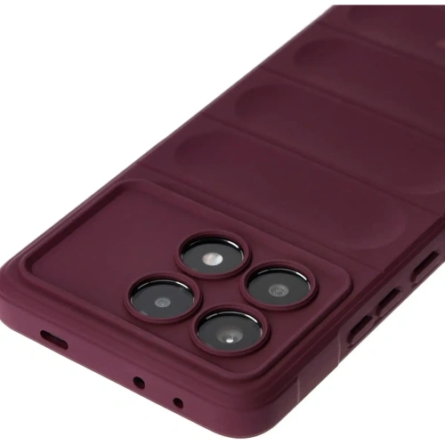 Pancerne etui Bizon Case Tur do Xiaomi Poco X6 Pro ciemnofioletowe