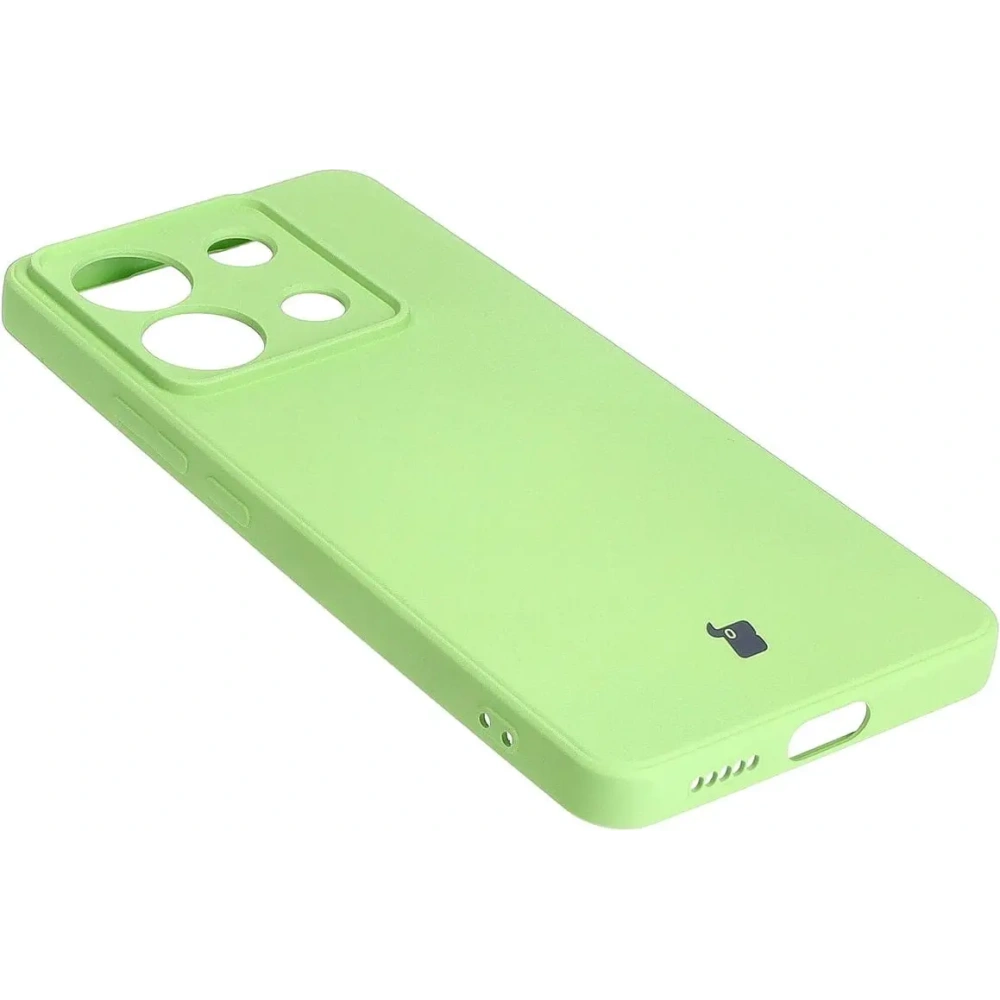 Hurtownia GSM - Etui Bizon Case Silicone Sq do Xiaomi Poco X6 / Xiaomi Redmi Note 13 Pro 5G jasnozielone - BIZ7904 - {ean13} - Hurt