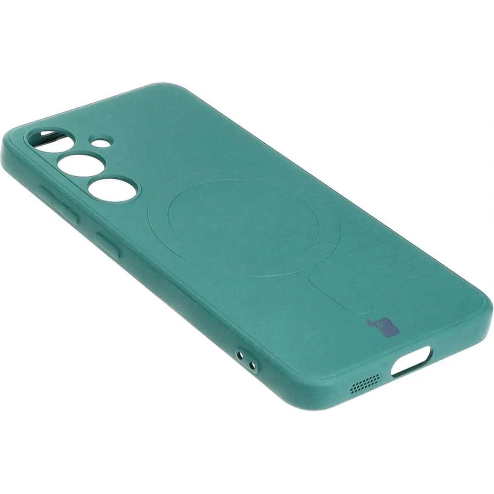 Hurtownia GSM - Bizon Case Silicone Magnetic Sq Samsung Galaxy S24 sötétzöld - BIZ7910 - {ean13} - Hurt