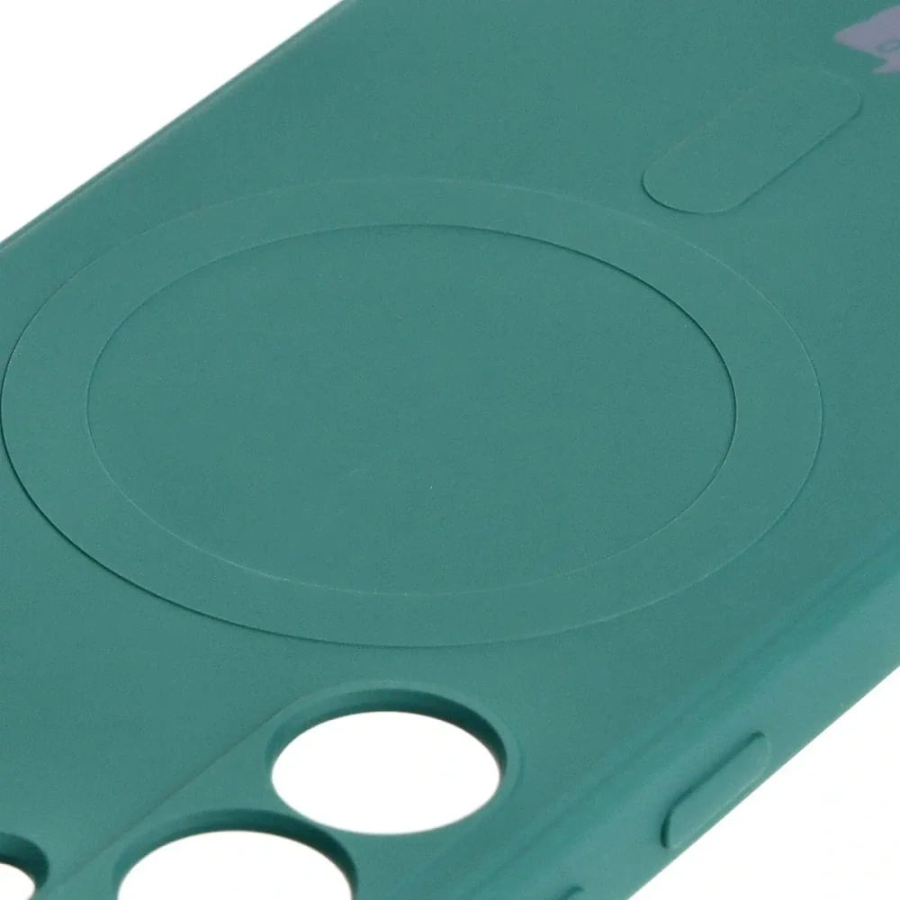 Hurtownia GSM - Bizon Case Silicone Magnetic Sq Samsung Galaxy S24 verde închis - BIZ7910 - {ean13} - Hurt