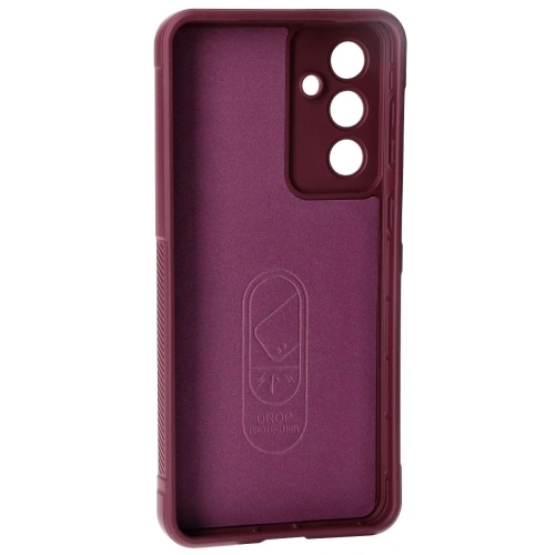 Pancerne etui Bizon Case Tur do Samsung Galaxy M55 5G ciemnofioletowe