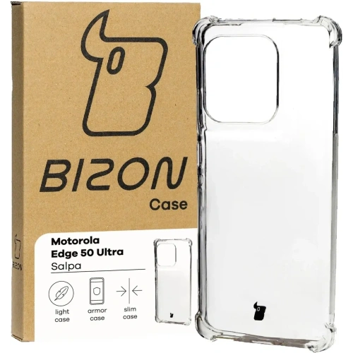 Elastyczne etui Bizon Case Salpa do Motorola Edge 50 Ultra przezroczyste