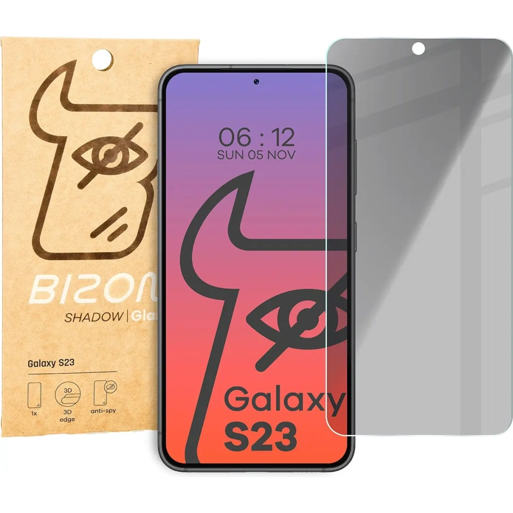 Hurtownia GSM - Bizon Glass Clear Shadow Samsung Galaxy S23 nuanțat - BIZ7914 - {ean13} - Hurt