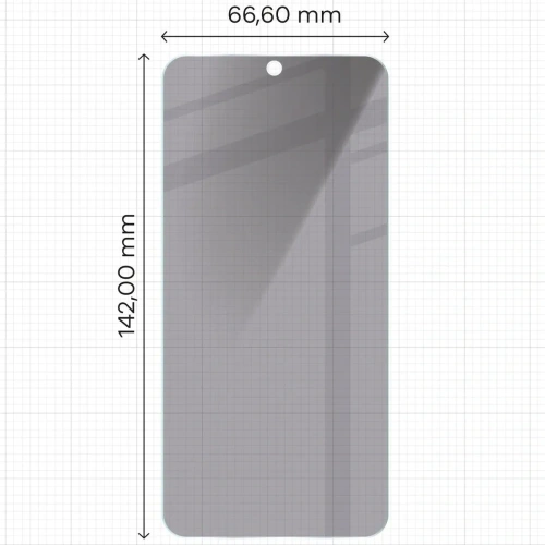 Prywatyzujące szkło hartowane Bizon Glass Clear Shadow do Samsung Galaxy S23 przyciemniane