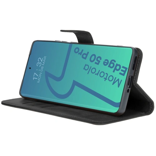 Etui z klapką Bizon Case Pocket do Motorola Edge 50 Pro czarne