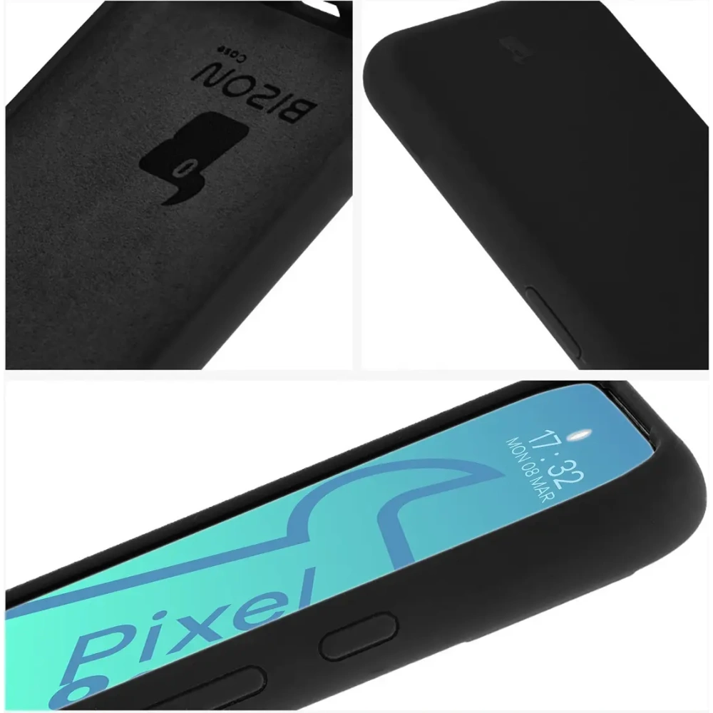 Hurtownia GSM - Silikonowe etui Bizon Soft Case do Google Pixel 8a czarne - BIZ7917 - {ean13} - Hurt