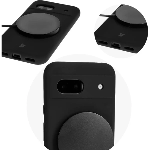 Silikonowe etui Bizon Soft Case do Google Pixel 8a czarne