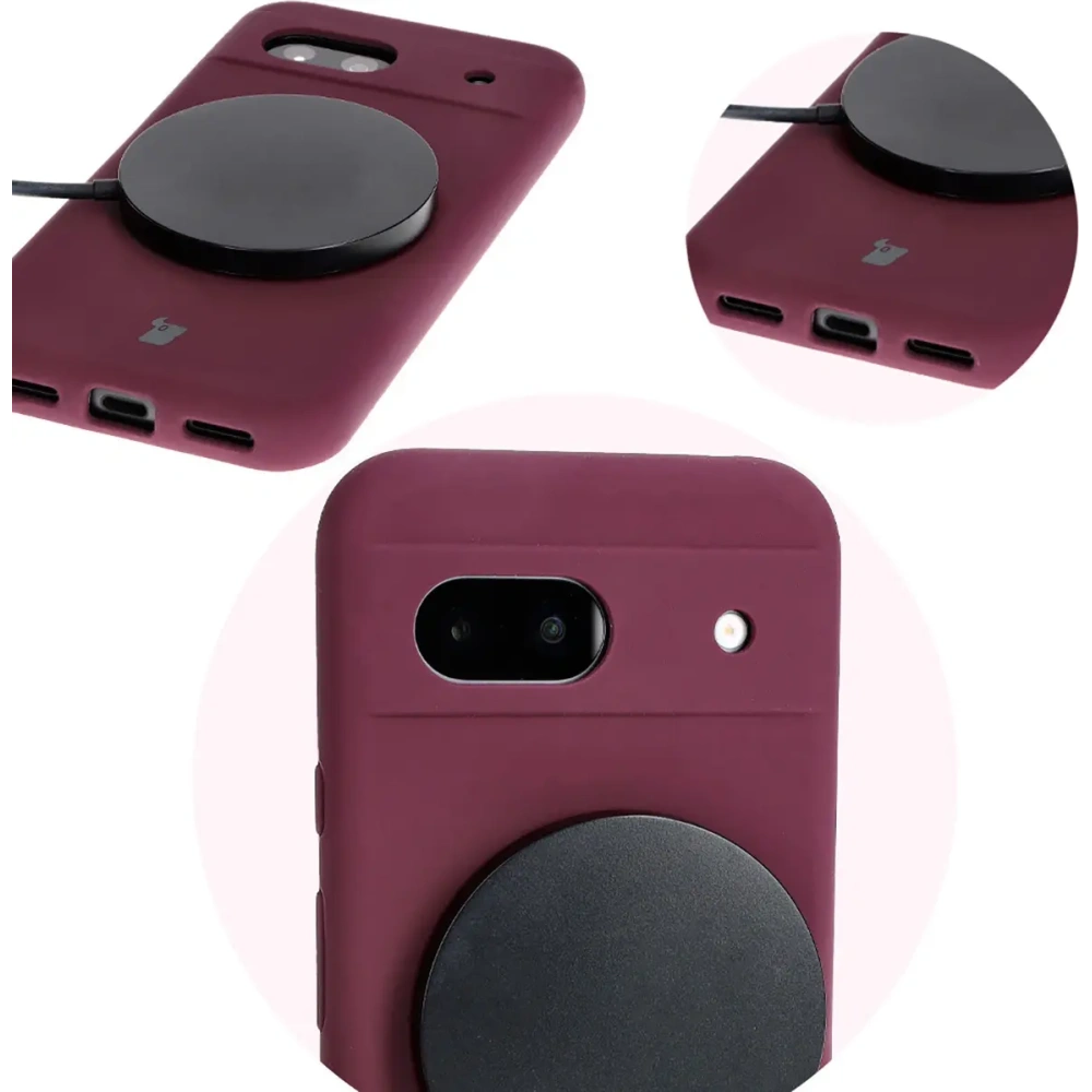 Wholesale Bizon Soft Case Google Pixel 8a dark purple - BIZ7918 - {ean13} - Hurt