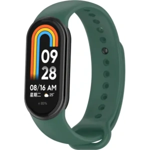 Hurtownia GSM - Bizon Strap Watch Silicone pentru Xiaomi Smart Band 9 / 9 NFC / 8 verde închis - BIZ7920 - {ean13} - Hurt