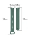 Hurtownia GSM - Bizon heveder óra szilikon Xiaomi Smart Band 9 / 9 NFC / 8 sötétzöld - BIZ7920 - {ean13} - Hurt