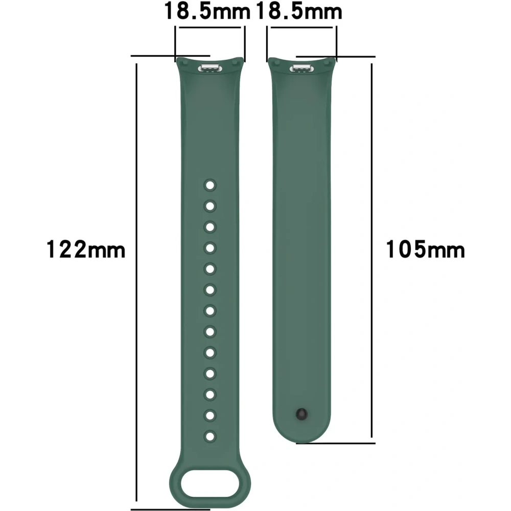 Hurtownia GSM - Bizon heveder óra szilikon Xiaomi Smart Band 9 / 9 NFC / 8 sötétzöld - BIZ7920 - {ean13} - Hurt