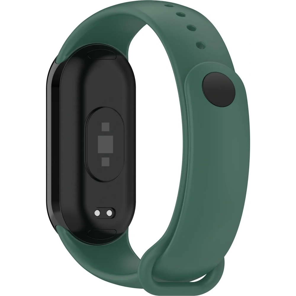 Hurtownia GSM - Silikonový pásek Bizon Strap Watch Silicone pro Xiaomi Smart Band 9 / 9 NFC / 8 tmavě zelený - BIZ7920 - {ean13} - Hurt