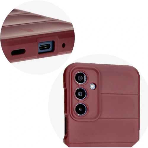 Pancerne etui Bizon Case Tur do Samsung Galaxy M35 5G ciemnofioletowe