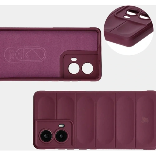 Pancerne etui Bizon Case Tur do Motorola Moto G85 5G ciemnofioletowe