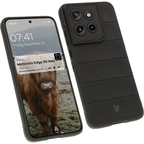 Pancerne etui Bizon Case Tur do Motorola Edge 50 Neo czarne