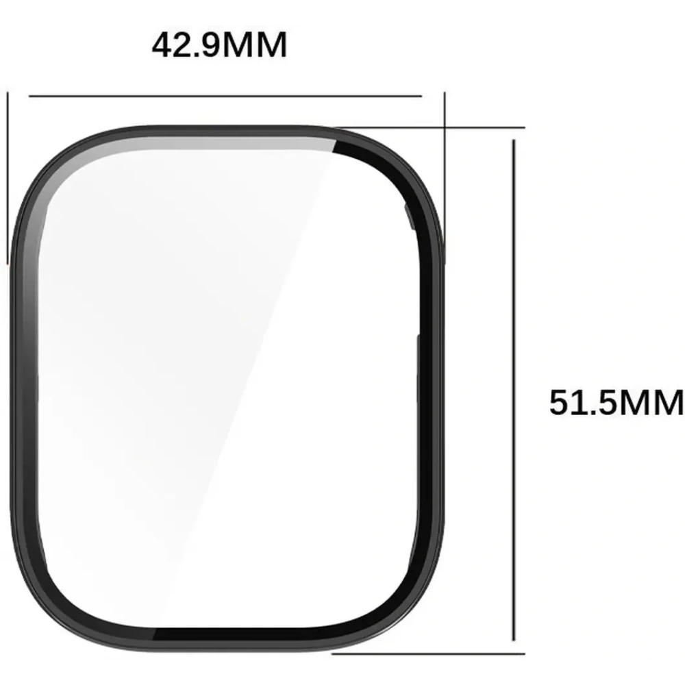 Wholesale Bizon Case+Glass Watch Xiaomi Redmi Watch 5 Active black - BIZ7925 - {ean13} - Hurt