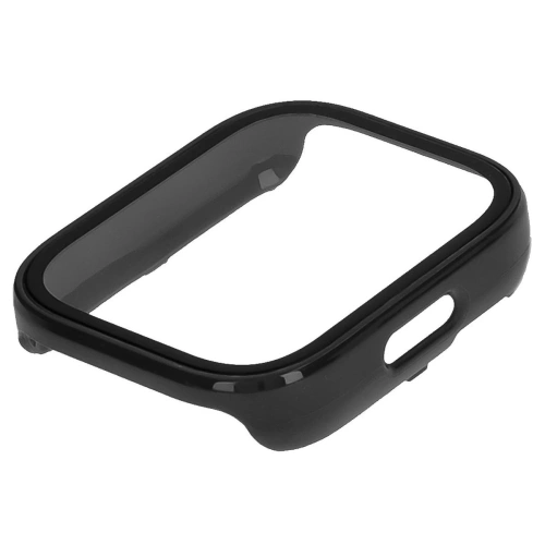 Etui ze szkłem do zegarka Bizon Case+Glass Watch do Xiaomi Redmi Watch 5 Active czarne