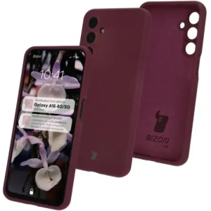 Silikonowe etui Bizon Soft Case do Samsung Galaxy A16 4G/5G ciemnofioletowe
