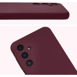 Silikonowe etui Bizon Soft Case do Samsung Galaxy A16 4G/5G ciemnofioletowe
