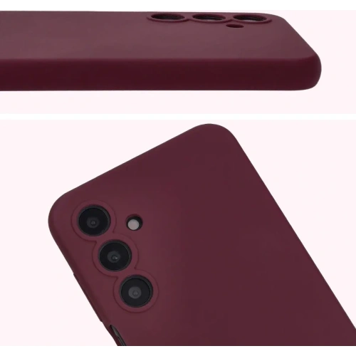 Silikonowe etui Bizon Soft Case do Samsung Galaxy A16 4G/5G ciemnofioletowe