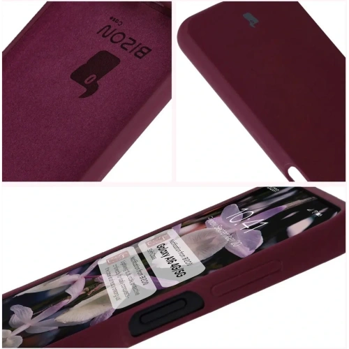 Silikonowe etui Bizon Soft Case do Samsung Galaxy A16 4G/5G ciemnofioletowe