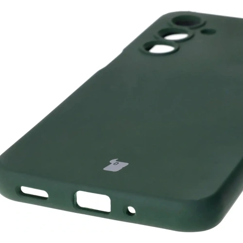 Silikonowe etui Bizon Soft Case do Samsung Galaxy A16 4G/5G ciemnozielone