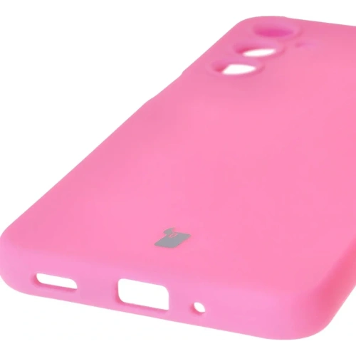 Silikonowe etui Bizon Soft Case do Samsung Galaxy A16 4G/5G neonowo-różowe