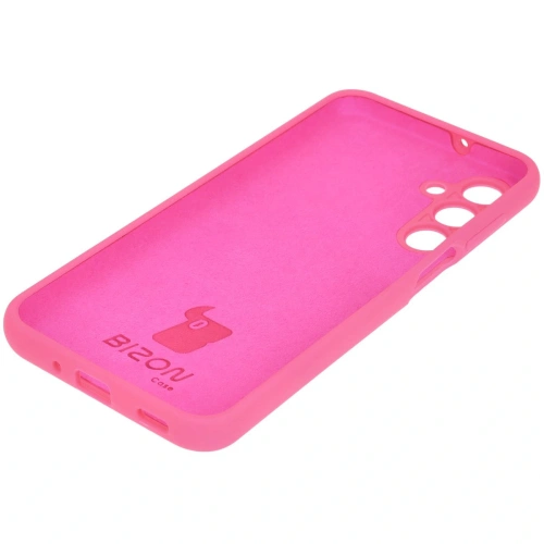 Silikonowe etui Bizon Soft Case do Samsung Galaxy A16 4G/5G neonowo-różowe