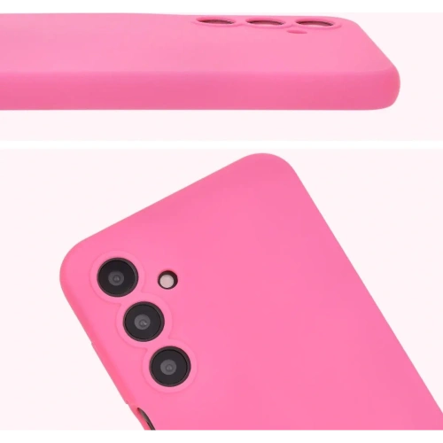 Silikonowe etui Bizon Soft Case do Samsung Galaxy A16 4G/5G neonowo-różowe