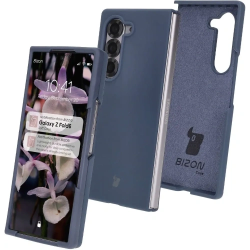 Silikonowe etui Bizon Soft Case do Samsung Galaxy Z Fold6 ciemnoniebieskie